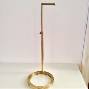 Henri Bendel Rare Brass Handbag/ Jewelry Stand